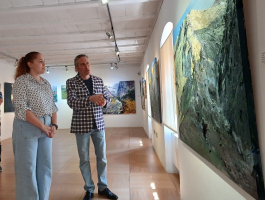 Isidoro Moreno exposa els seus paisatges 'viscuts' a Benicarló