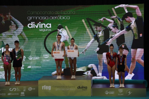 La valenciana Martina Gil Olmeda revalida el título de campeona de España de gimnasia aeróbica