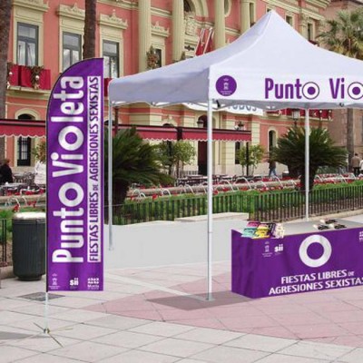 EU-Podem y Compromís exigen puntos violeta fijos en Alicante durante les Fogueres