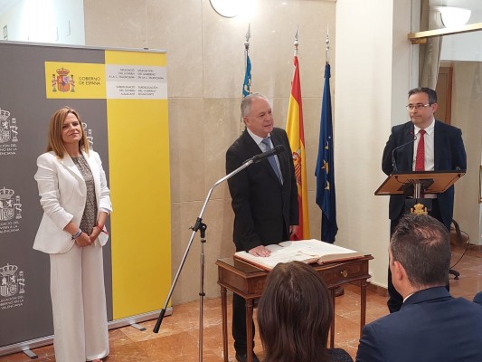 Carlos Sánchez toma posesión como nuevo subdelegado del Gobierno en Alicante