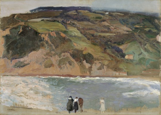 Sorolla hace la primera parada de su 'Viajar para pintar' en San Sebastián