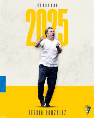 Sergio González renueva como entrenador del Cádiz hasta 2025
