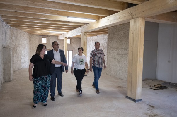 La Diputación de Castellón concluirá este mes la adecuación de la Casa Abadía de Vilafamés
