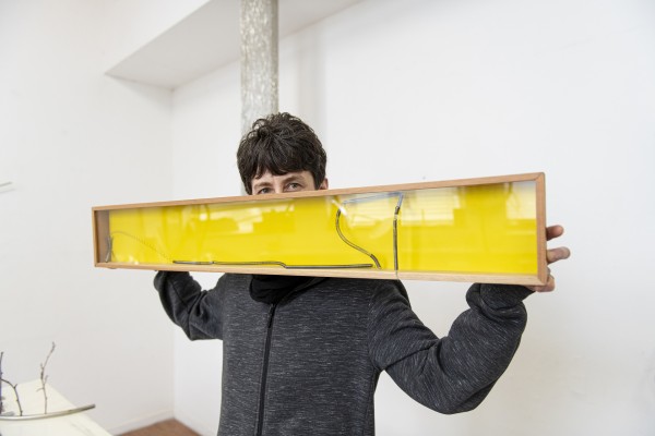Marcolina Dipierro y José

Antonio Orts marcan su paréntesis artístico en la galería Jorge López 