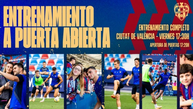 El Levante prepara una fiesta previa en el Ciutat de València en la final ante el Alavés
