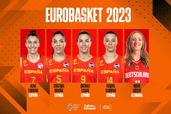 Cinco jugadoras taronja arrancan la lucha por el Eurobasket Women