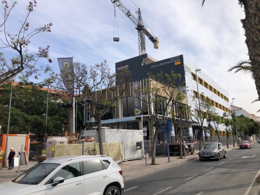 La Villa Universitaria crece con un hotel de 3 estrellas frente a la UA que abrirá este año