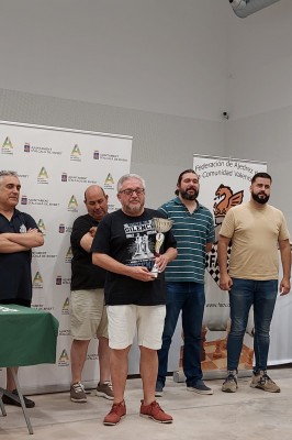 César Camisón, del Club Ajedrez Andreu Paterna, se proclama campeón autonómico de veteranos +65
