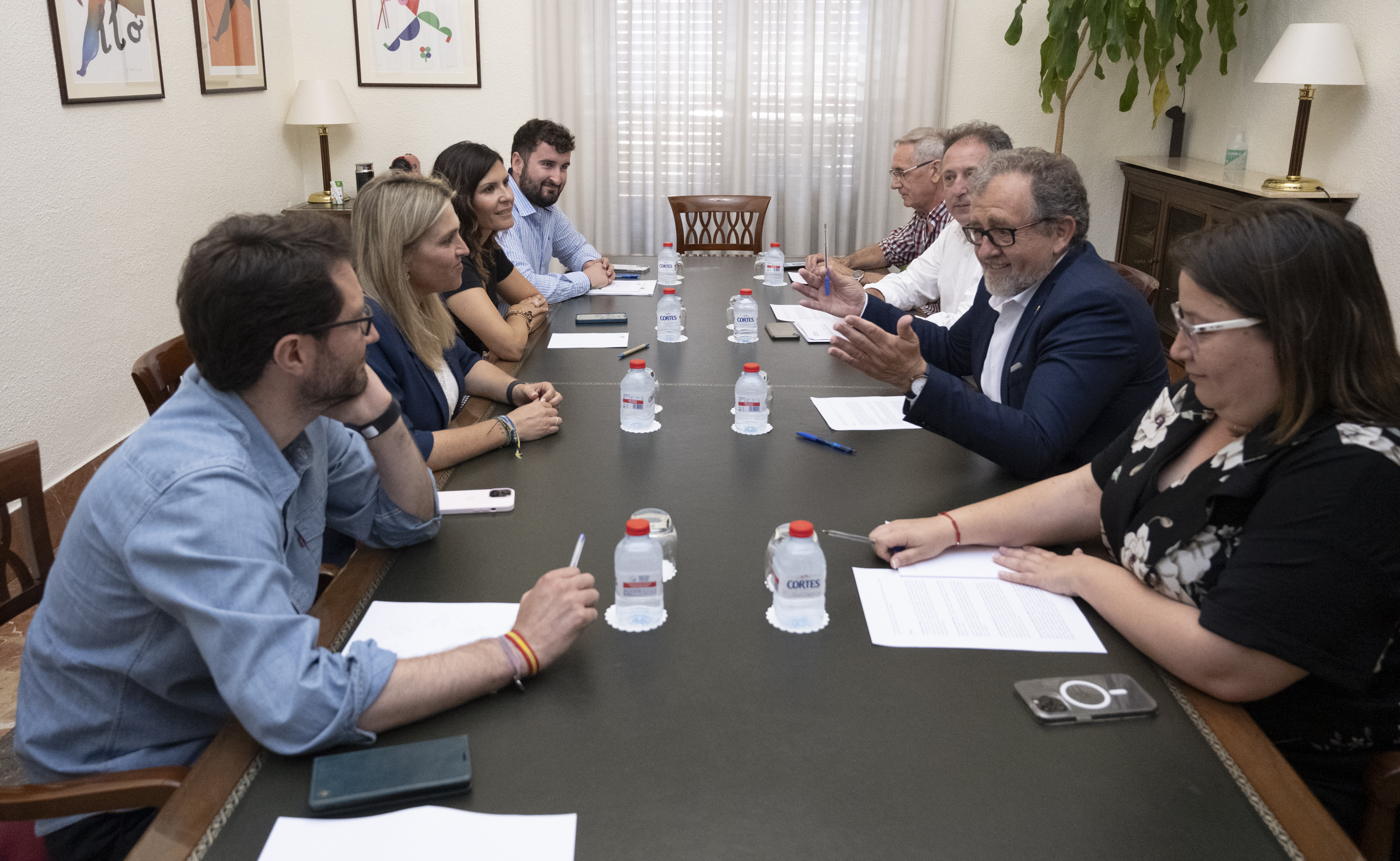 Martí y Marta Barrachina coordinan el cambio de gobierno de la Diputación de Castellón

