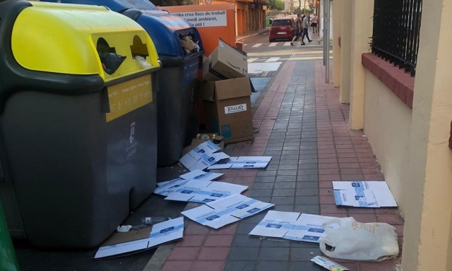 Albal estudia sancionar  por tercera vez a la empresa de recogida de residuos 