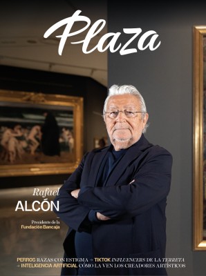 Rafael Alcón, portada de junio de la revista Plaza