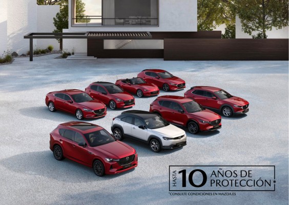 Hasta 10 años de protección para los clientes fieles de Mazda
