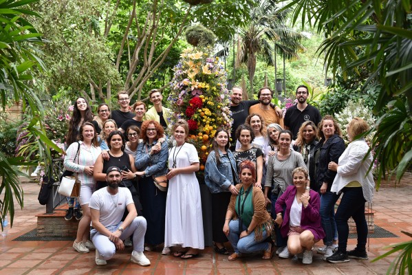 Fin de semana de exhibición de arte floral en el Botànic
