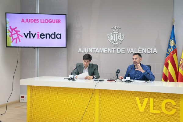 El Ayuntamiento de València duplica la cuantía de ayudas al alquiler 2023, que pasa de 2,4 a 4 millones