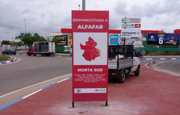 La Mancomunitat de l'Horta Sud incorpora en los pueblos tótems identificativos de la comarca