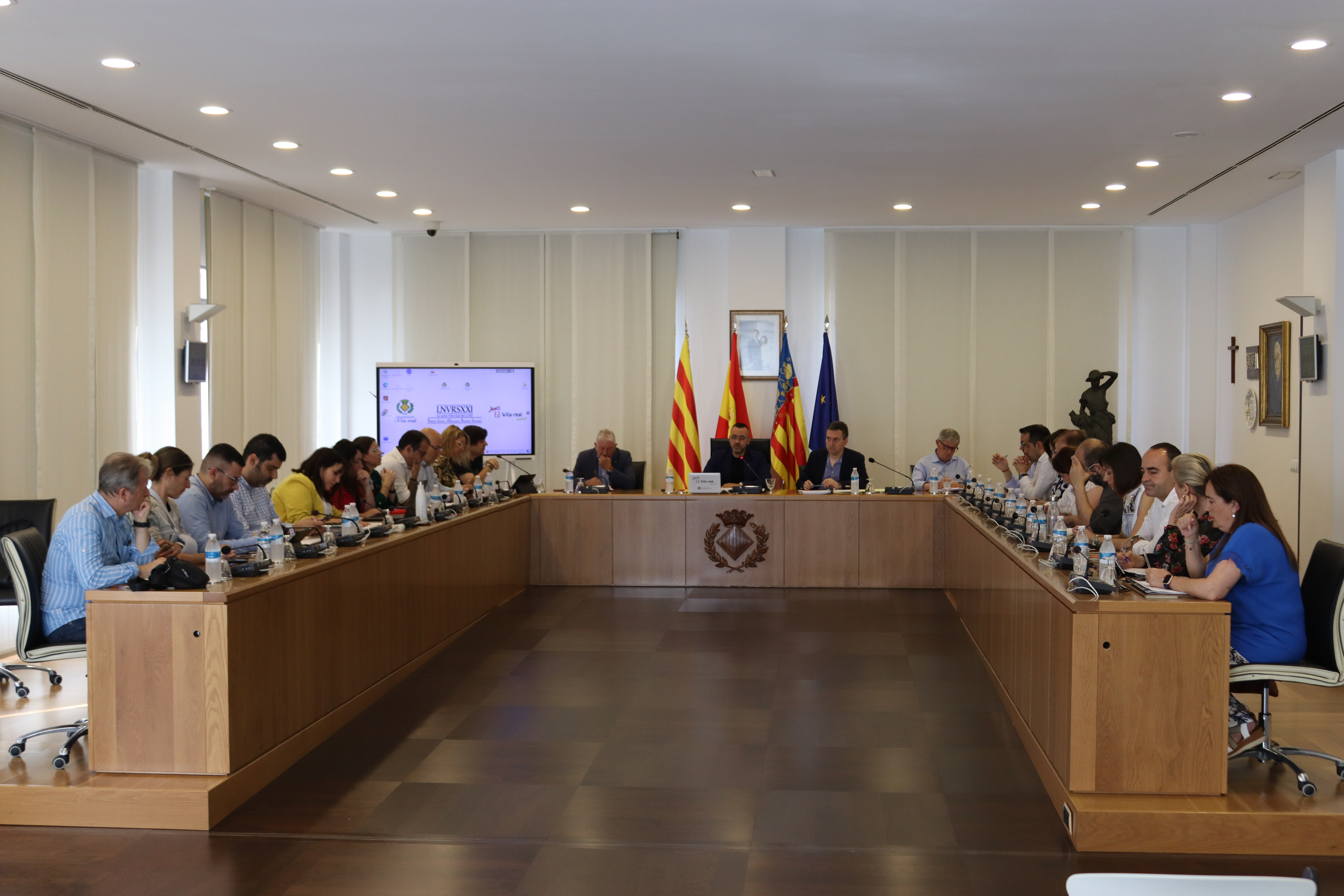 Pleno de Vila-real de este jueves. Foto: Ayuntamiento de Vila-real - 