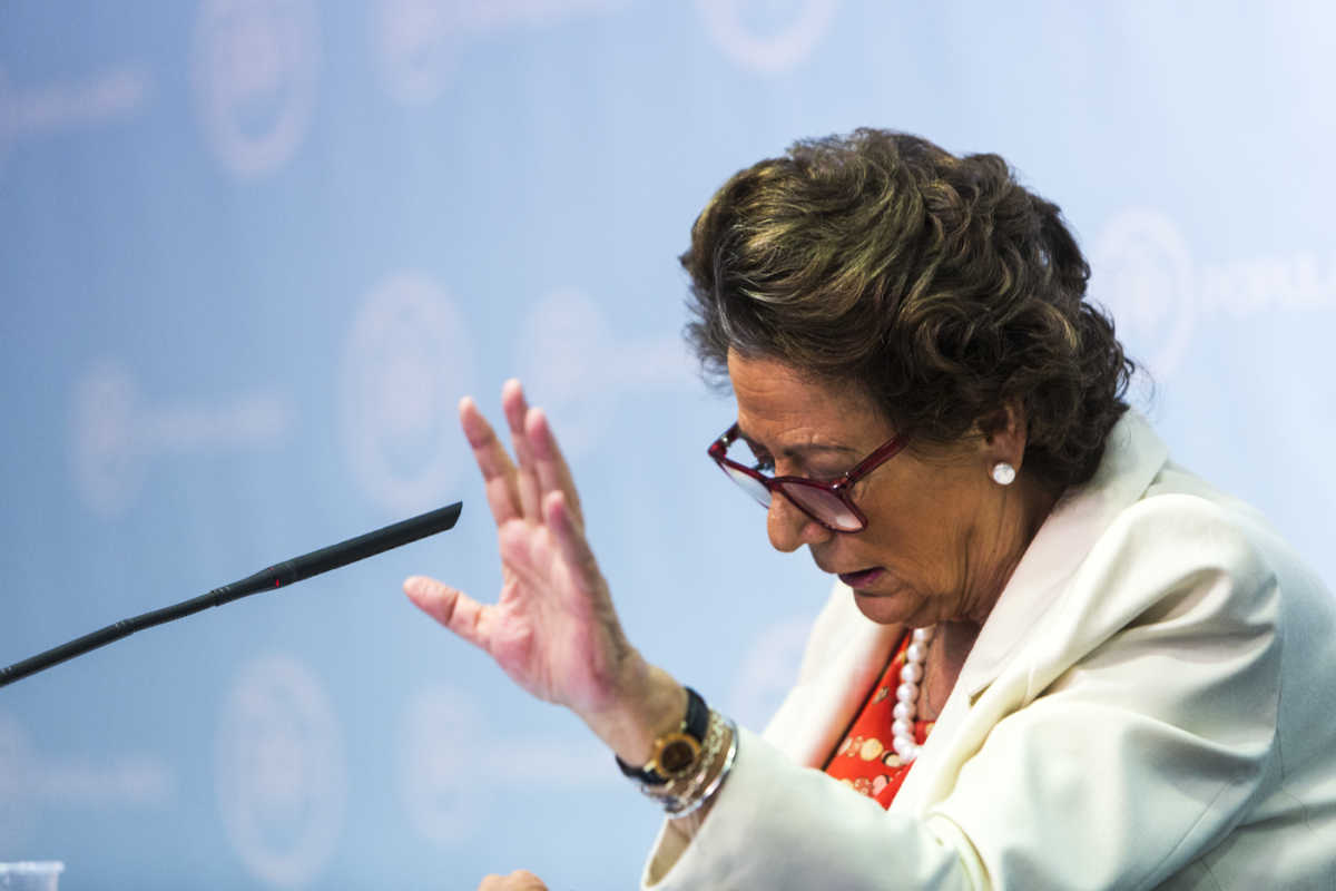 El Supremo cita a Rita Barberá como imputada para el 21 de noviembre