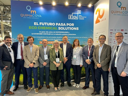 Más de 160 visitas a su stand y dos charlas sobre sostenibilidad marcan la edición 2023 de Expoquimia para Quimacova