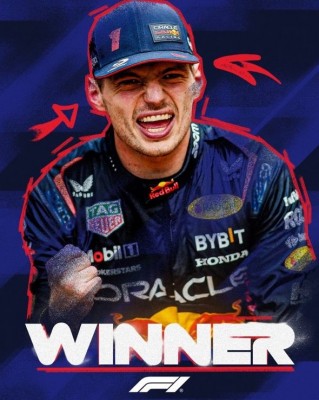Verstappen, más líder tras ganar, por delante de los Mercedes, en Barcelona