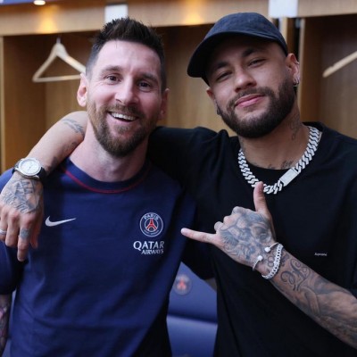 Neymar se despide de Messi: 