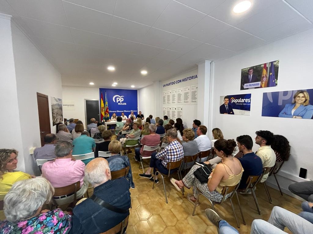 El PP de Nules respalda a José Adsuara por unanimidad para continuar al frente del partido

