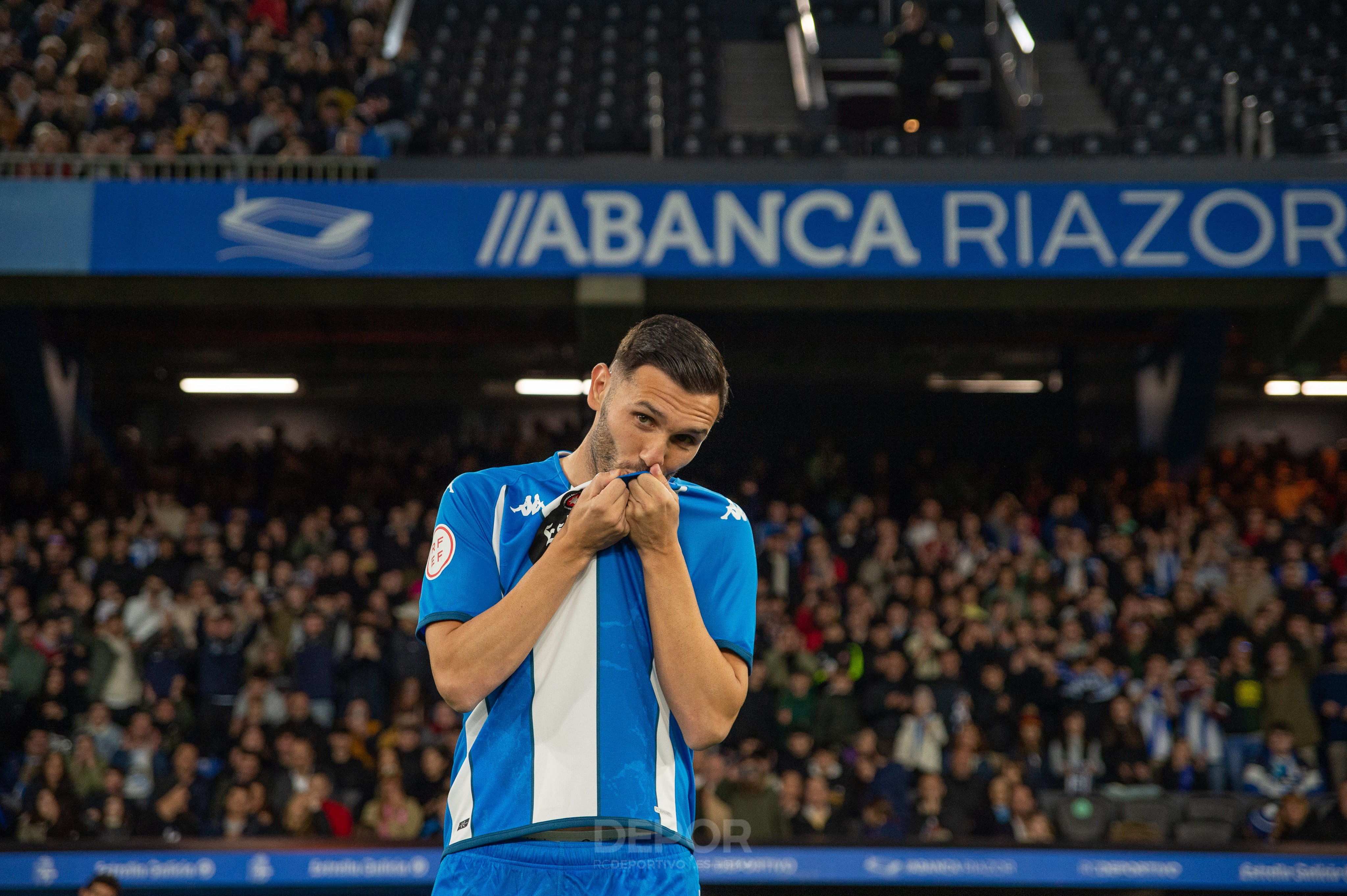 Lucas Pérez, al margen del grupo a tres días de la visita del Castellón 