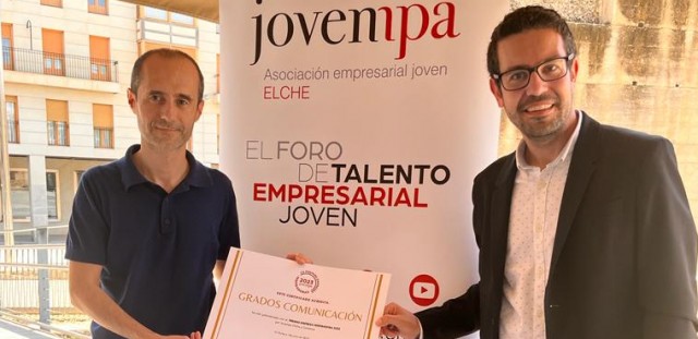 Grados Comunicación, premio Empresa Inspiradora 2023 de Jovempa Elche y comarca