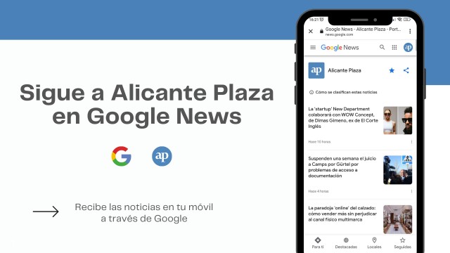 Google News: ¿cómo seguir las noticias de Alicante Plaza?