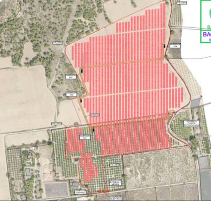 Proyectan una planta solar de 10 MW en Algorfa: 12,45 hectáreas y 5,7 millones de inversión