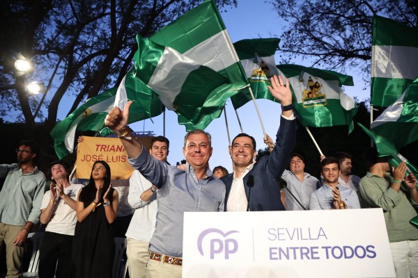 Vuelco en Andalucía: PP logra mayoría absoluta en cinco capitales y supera al PSOE en Sevilla y Huelva