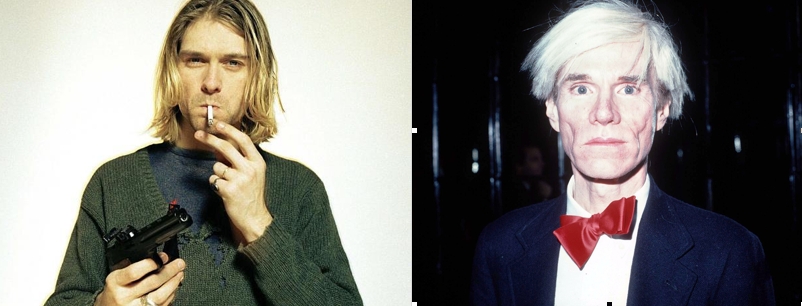 Kurt Cobain y Andy Warhol - 