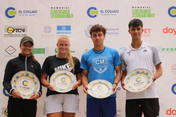 Yeray Andrés y Sarah Tatu se alzan con el XXXVII Tenis Open de la Cerámica Memorial Rafa Motes