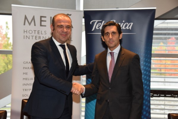 Meliá Hotels elige a Telefónica como socio tecnológico para sus hoteles