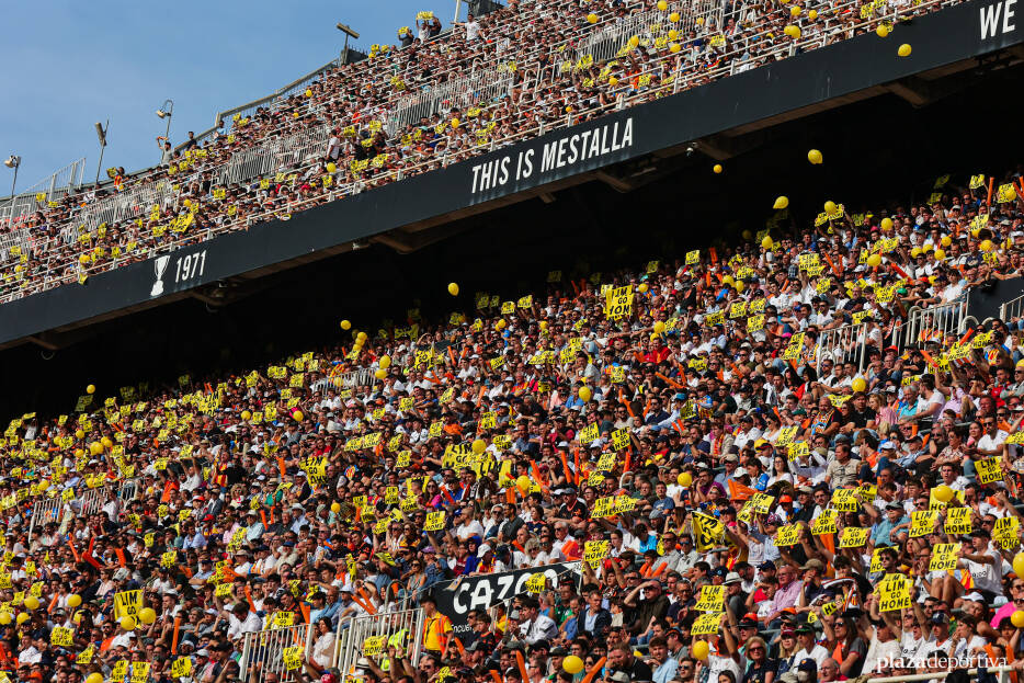 Apelación reduce a tres partidos el cierre parcial del Estadio de Mestalla