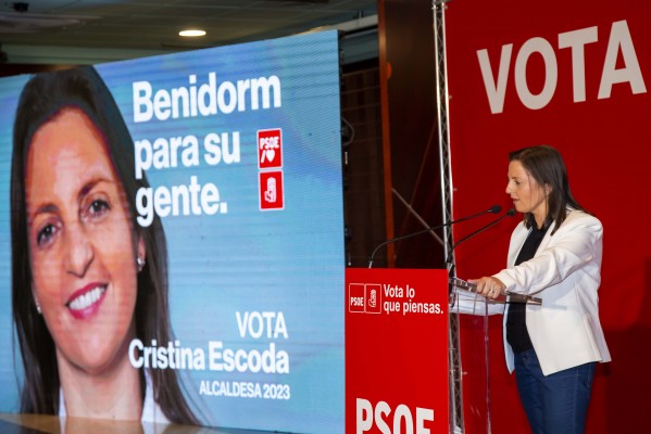 El PSOE apela al 'voto útil' para propiciar el cambio de gobierno en el Ayuntamiento de Benidorm