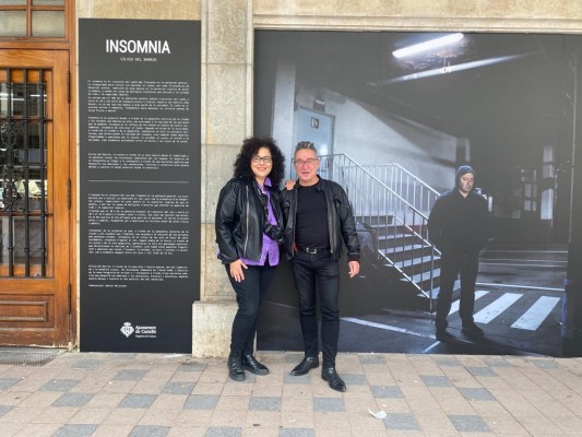 Les parets del Mercat Central mostren la 'geografia nocturna' de Castelló