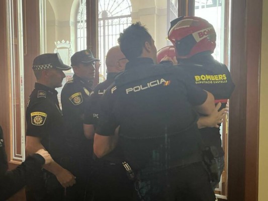 La Diputación denuncia a la policía los incidentes en la concentración por la carrera profesional