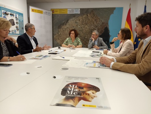Hugo Morán constata el buen funcionamiento de las actuaciones para la recuperación del Mar Menor 