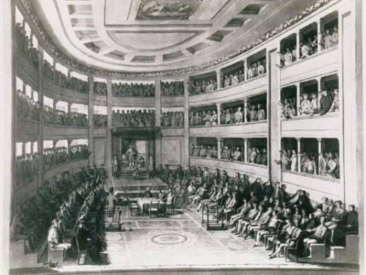 Fiesta de la democracia en plena guerra
(diputados murcianos en las cortes de 1810)
