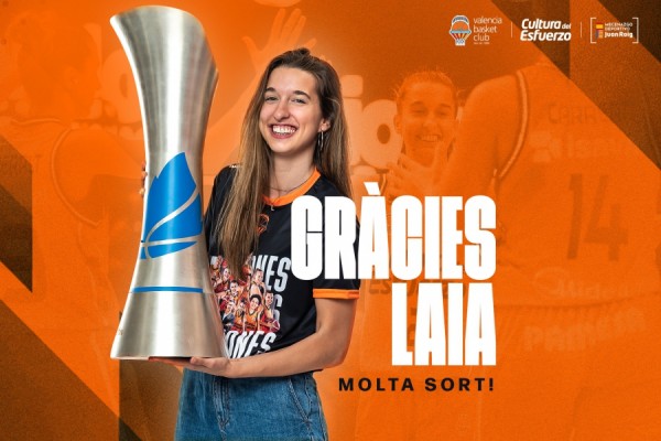 Valencia Basket se despide y agradece los servicios a Laia Lamana
