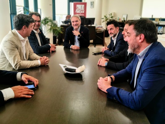 Cs Elche presenta al rector de la UMH propuestas para facilitar el acceso a la universidad