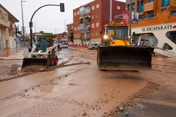 Estas son las carreteras cortadas por la lluvia en la Región