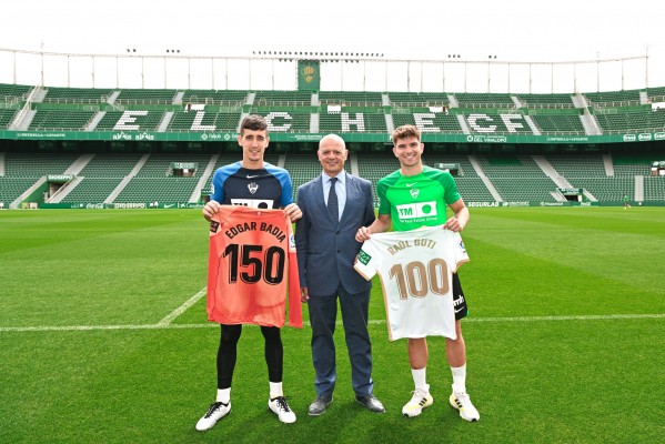 Badía y 'Guti' son reconocidos por el Elche