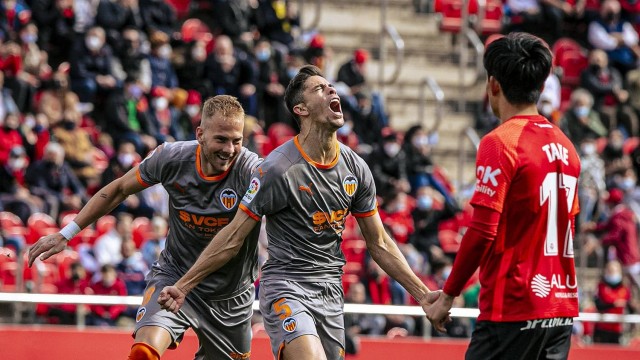 El Valencia ganó en su última visita al Mallorca tras tres campañas sin lograrlo
