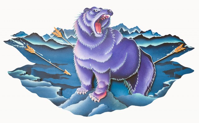 Jumanji en colores neón: es tiempo de caza en la galería Plastic Murs

