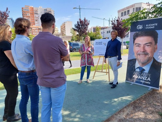 El PP de Alicante promete impulsar la Ciudad de la Música en Harineras y ampliar el MACA 