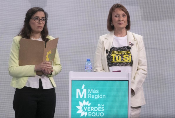 Helena Vidal se quedó sin hablar en el debate: 