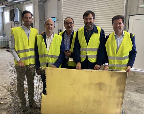 Baleares se interesa por la tecnología de EcoAqua Colchones para solventar sus problemas de residuos