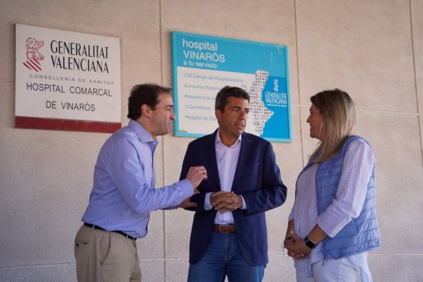 Mazón promete incentivos para sanitarios y volver a instaurar el CICU en Castellón y Alicante