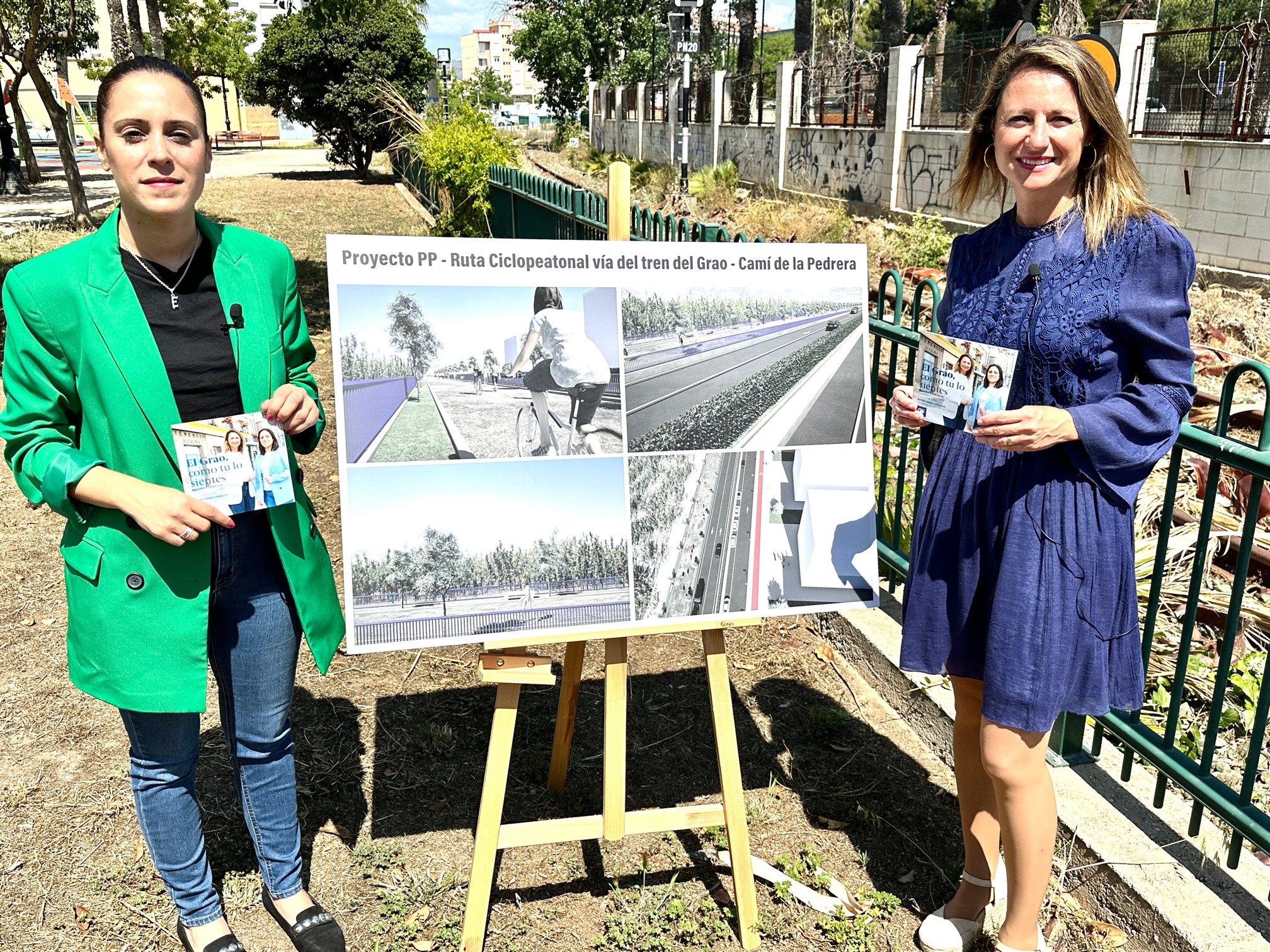 Carrasco (PPCS) quiere convertir el camí de la Pedrera del Grau de Castelló en una vía verde